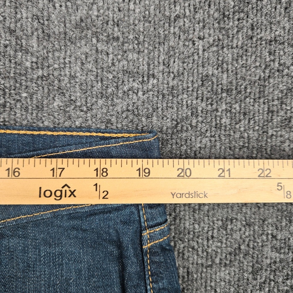 Levis 514 Jeans Mens 38x30 Straight Stretch Fit Dark Wash Blue Denim Red Tab NEW - Picture 4 of 10